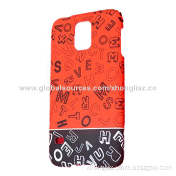 Fashionable Letters Emboss Imported PC Case for Samsung Series, Free Samples Will be Offered